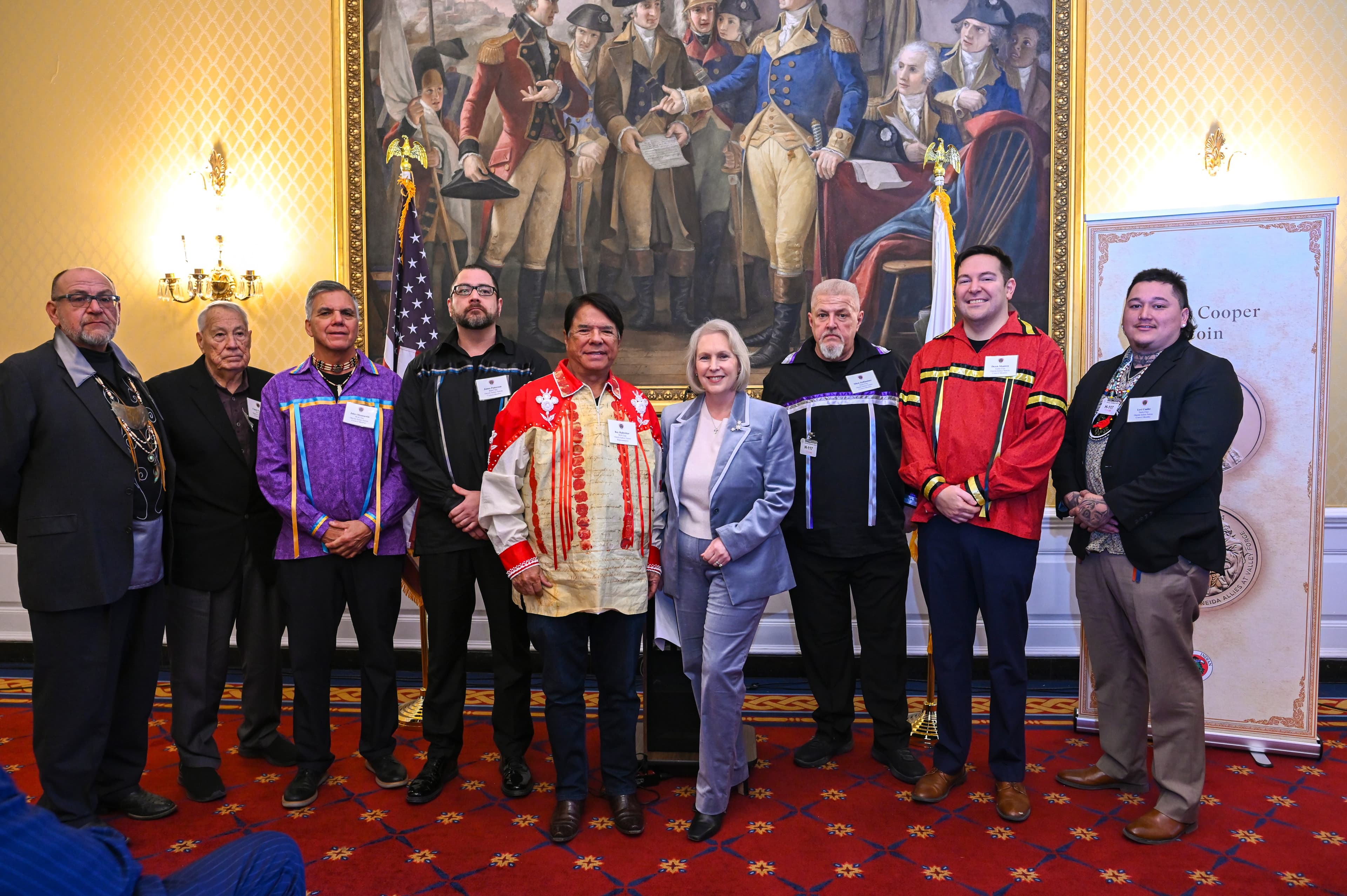 Oneida Indian Nation Member with Senator Kirsten Gillibrand