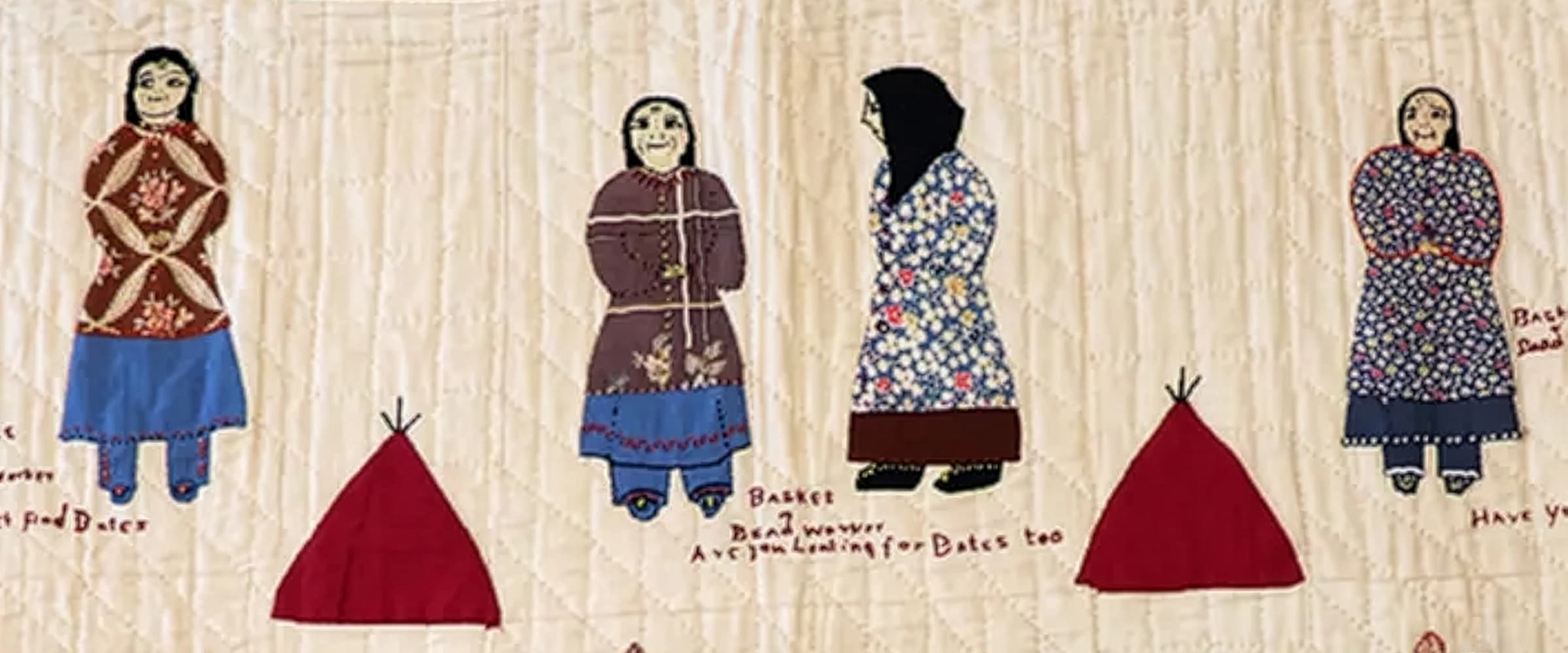 Detail of the Emily Johnson Quilt